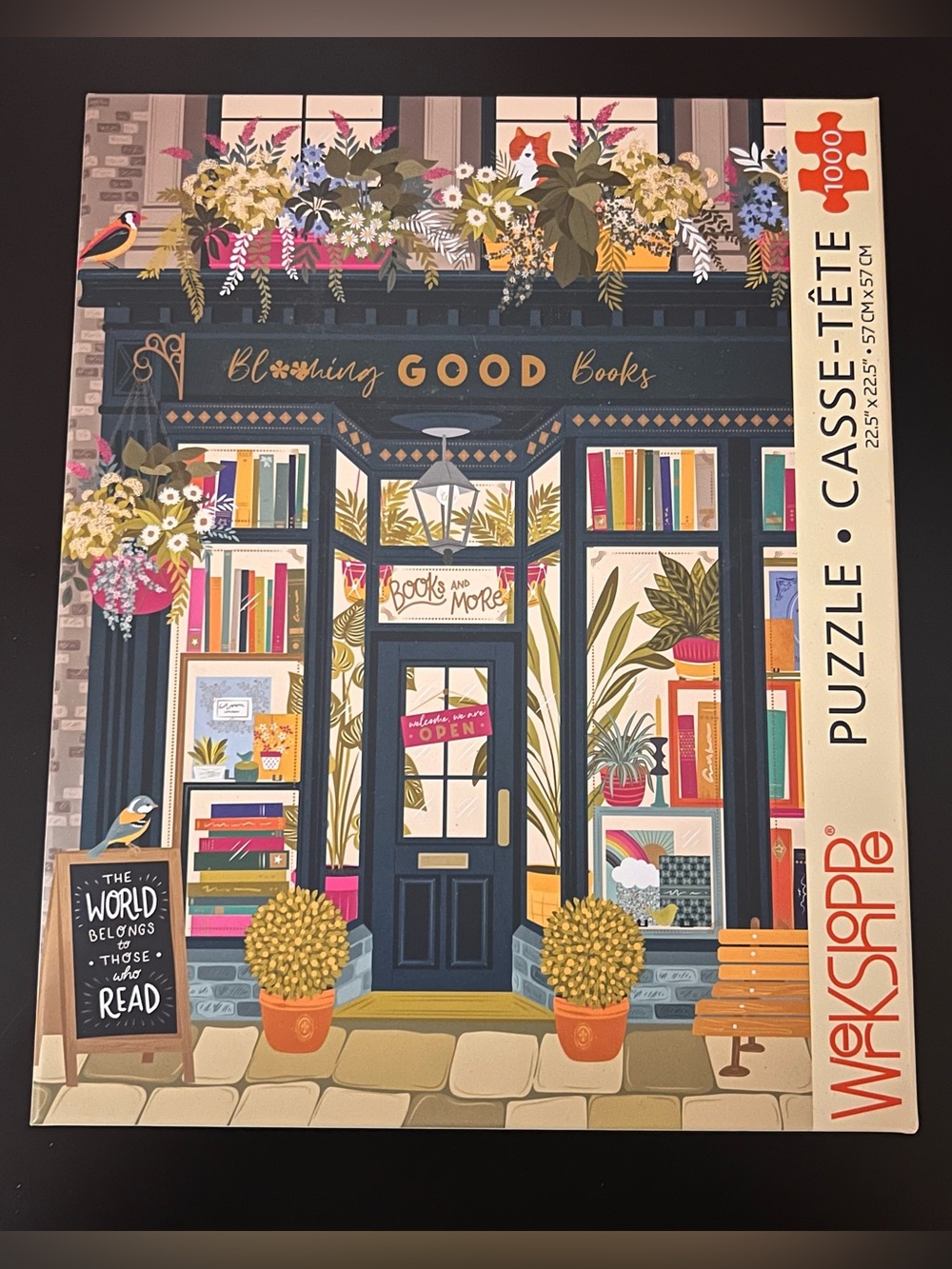 Werkshoppe Blooming Good Books 1000 pc Jigsaw Puzzle